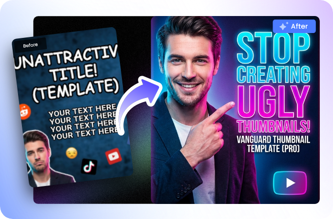 AI Create Eye-Catching YouTube Thumbnail