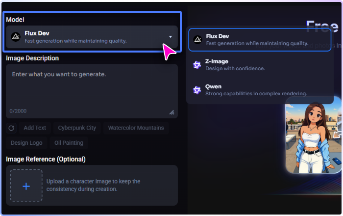 Step 1 Select An AI Model