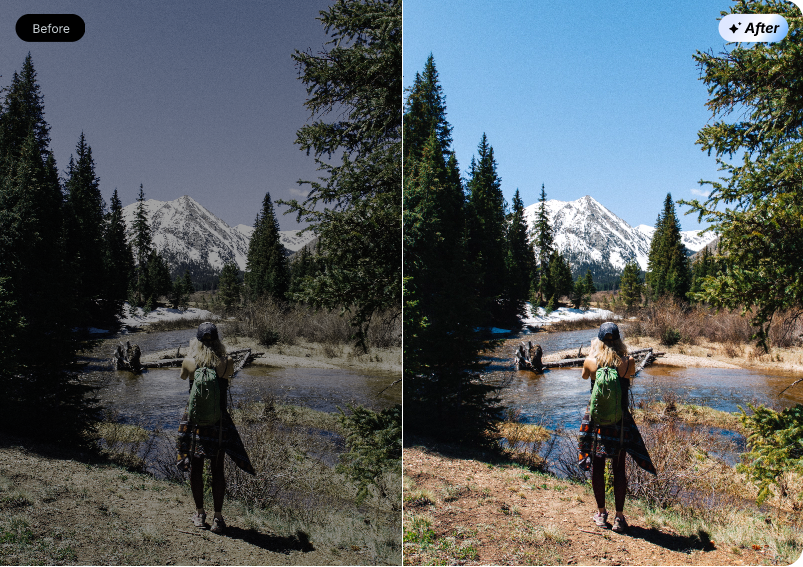 AI Photo Color Correction