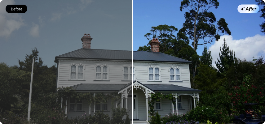 AI Enhance Real Estate Photo