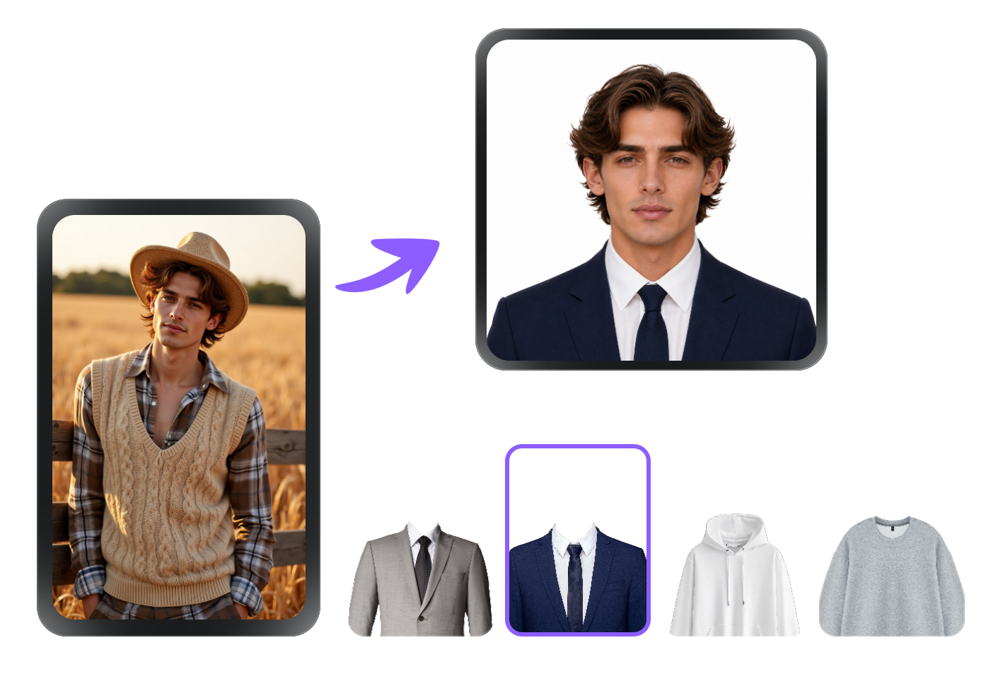 Change Outfit for Passport Photo