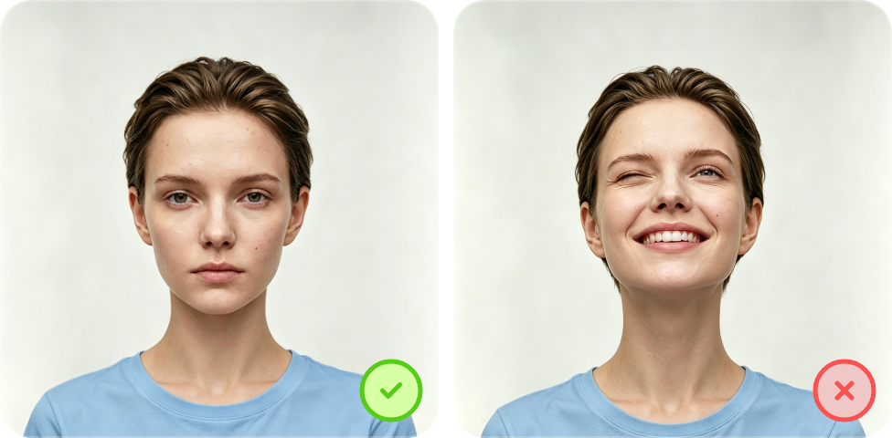 Maintain a Neutral Facial Expression
